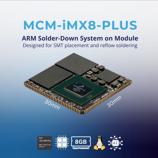 MCM-iMX8M-Plus: NXP i.MX8M Plus SOM